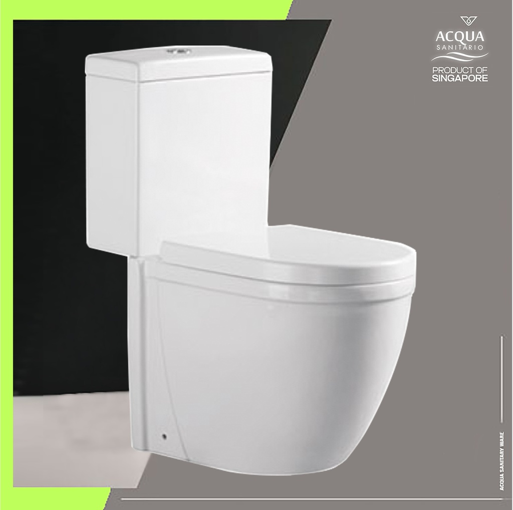 [AQ6009P] Washdown P-Trap Toilet (in Set)