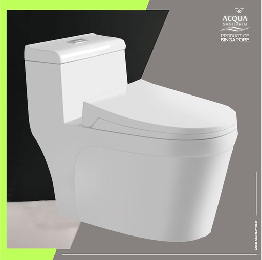 [AQ9206S] Rimless Jet One-Piece Toilet S-TRAP 300MM